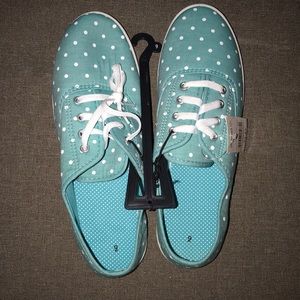 Teal sneakers